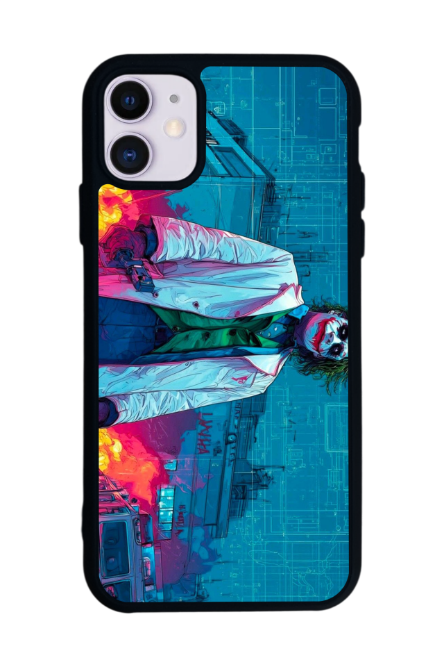 iPhone 11 Uyumlu Joker Tasarımlı Glossy Premium Kılıf