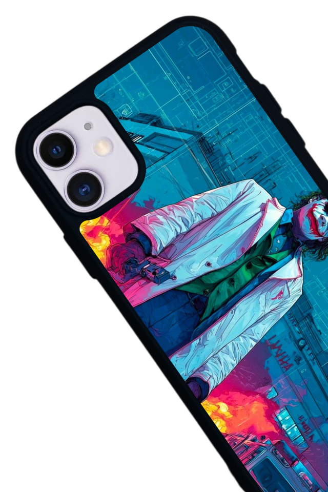 iPhone 11 Uyumlu Joker Tasarımlı Glossy Premium Kılıf
