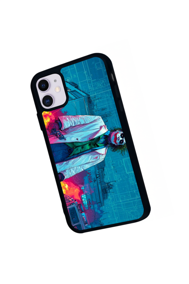 iPhone 11 Uyumlu Joker Tasarımlı Glossy Premium Kılıf