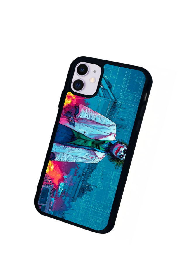 iPhone 11 Uyumlu Joker Tasarımlı Glossy Premium Kılıf