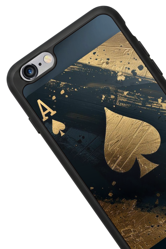 iPhone 6 Plus Uyumlu Kart Tasarımlı Glossy Premium Kılıf