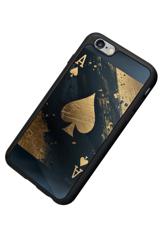 iPhone 6 Plus Uyumlu Kart Tasarımlı Glossy Premium Kılıf