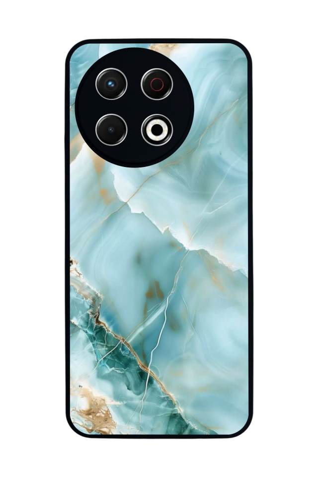 Tecno Spark 30 Pro Uyumlu Mermer Marble Tasarımlı Glossy Premium Kılıf