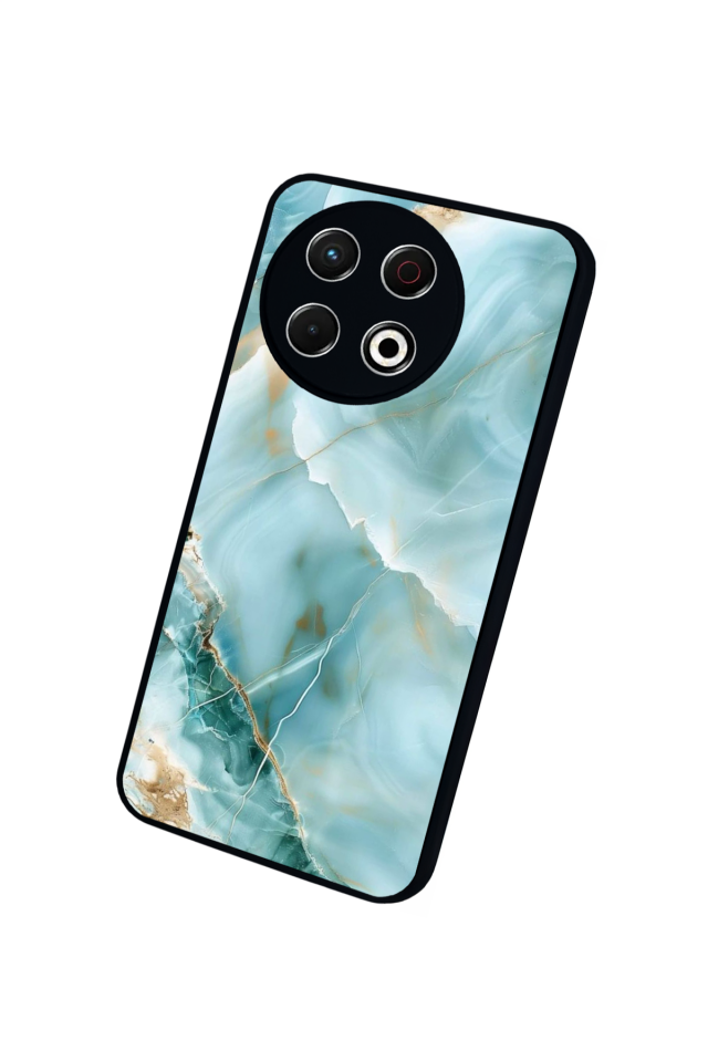 Tecno Spark 30 Pro Uyumlu Mermer Marble Tasarımlı Glossy Premium Kılıf