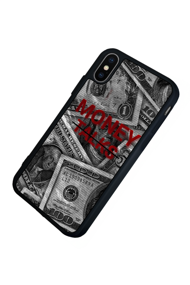 iPhone XS Max Uyumlu Money Para Tasarımlı Glossy Premium Kılıf