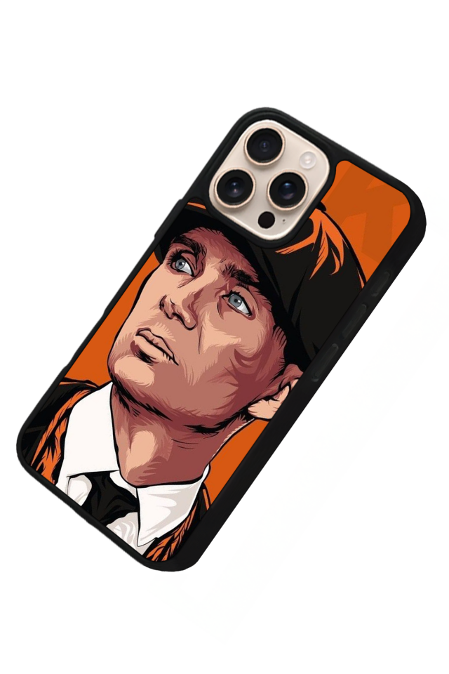 iPhone 14 Pro Max Uyumlu Peaky Blinders Tasarımlı Glossy Premium Kılıf
