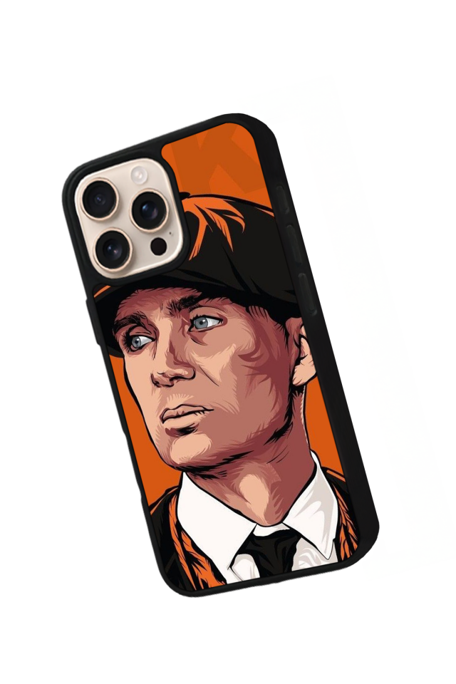 iPhone 14 Pro Max Uyumlu Peaky Blinders Tasarımlı Glossy Premium Kılıf
