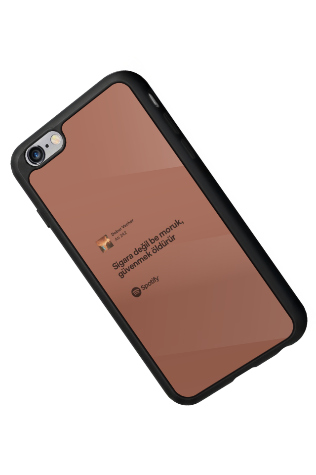 iPhone 6s Plus Uyumlu Sarki Sozleri Tasarımlı Glossy Premium Kılıf