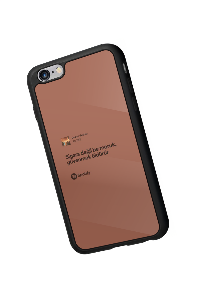 iPhone 6s Plus Uyumlu Sarki Sozleri Tasarımlı Glossy Premium Kılıf
