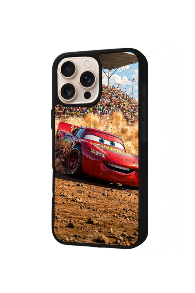 iPhone 15 Pro Max Uyumlu Simsek McQueen Tasarımlı Glossy Premium Kılıf