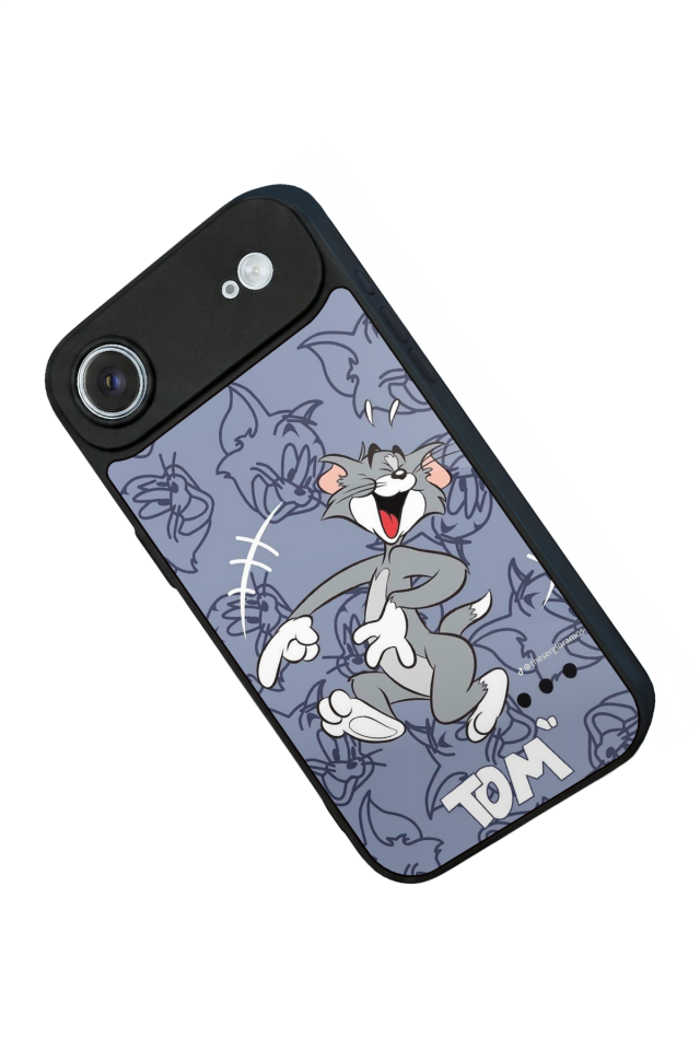 iPhone 17 Air Uyumlu Tom And Jerry Tasarımlı Glossy Premium Kılıf