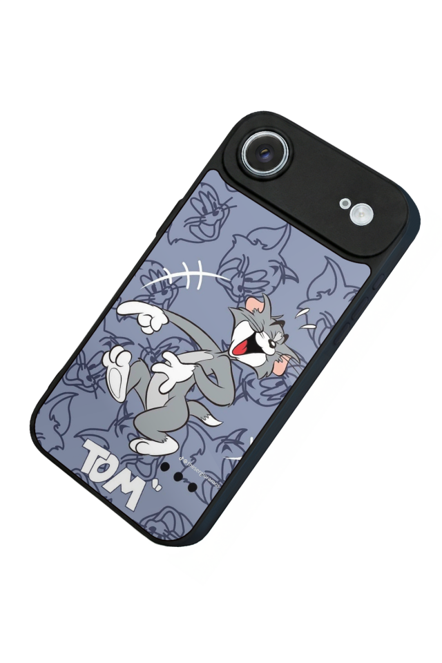 iPhone 17 Air Uyumlu Tom And Jerry Tasarımlı Glossy Premium Kılıf