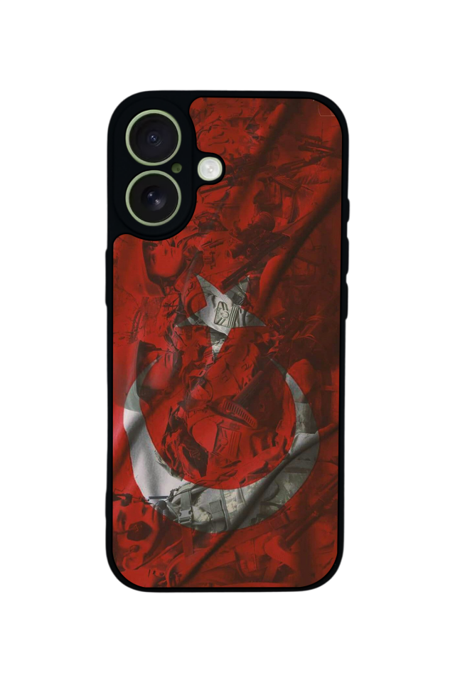 iPhone 17 Uyumlu Türk Bayragi Tasarımlı Glossy Premium Kılıf