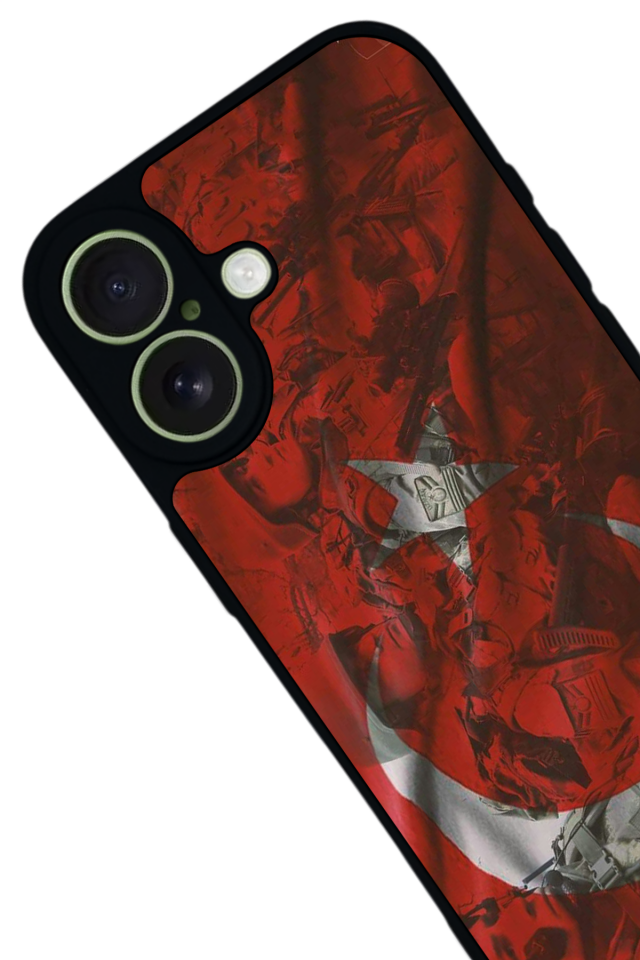 iPhone 17 Uyumlu Türk Bayragi Tasarımlı Glossy Premium Kılıf