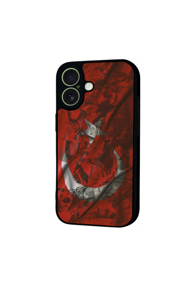 iPhone 17 Uyumlu Türk Bayragi Tasarımlı Glossy Premium Kılıf