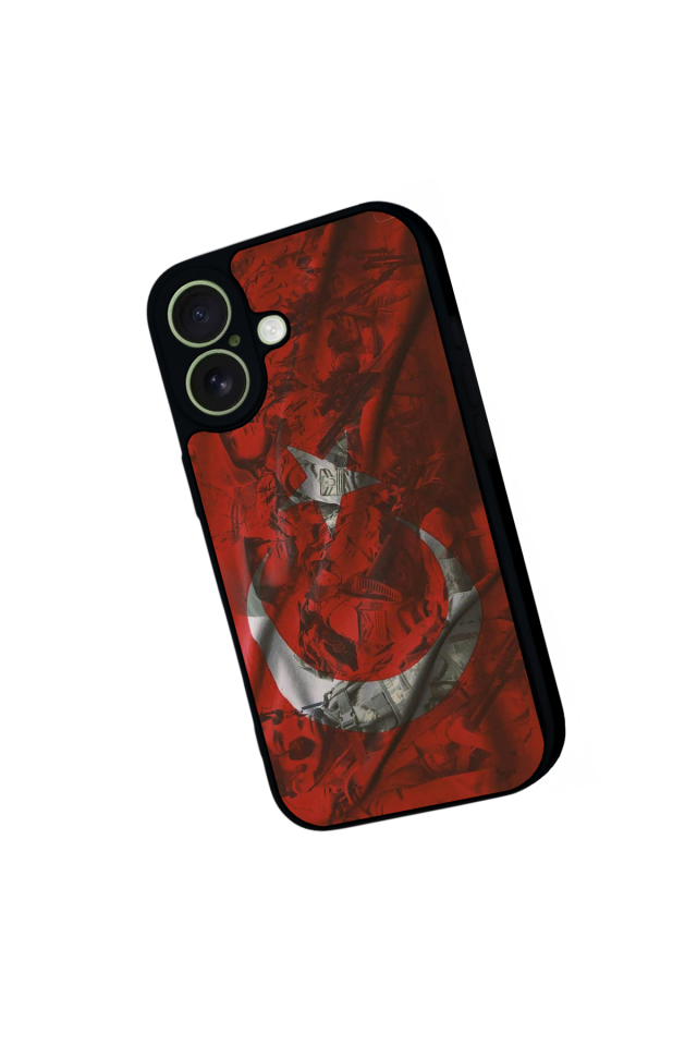 iPhone 17 Uyumlu Türk Bayragi Tasarımlı Glossy Premium Kılıf