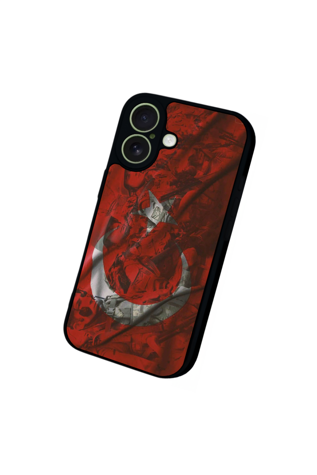 iPhone 17 Uyumlu Türk Bayragi Tasarımlı Glossy Premium Kılıf