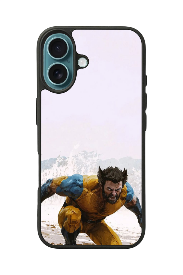 iPhone 16 Uyumlu Wolverine Tasarımlı Glossy Premium Kılıf