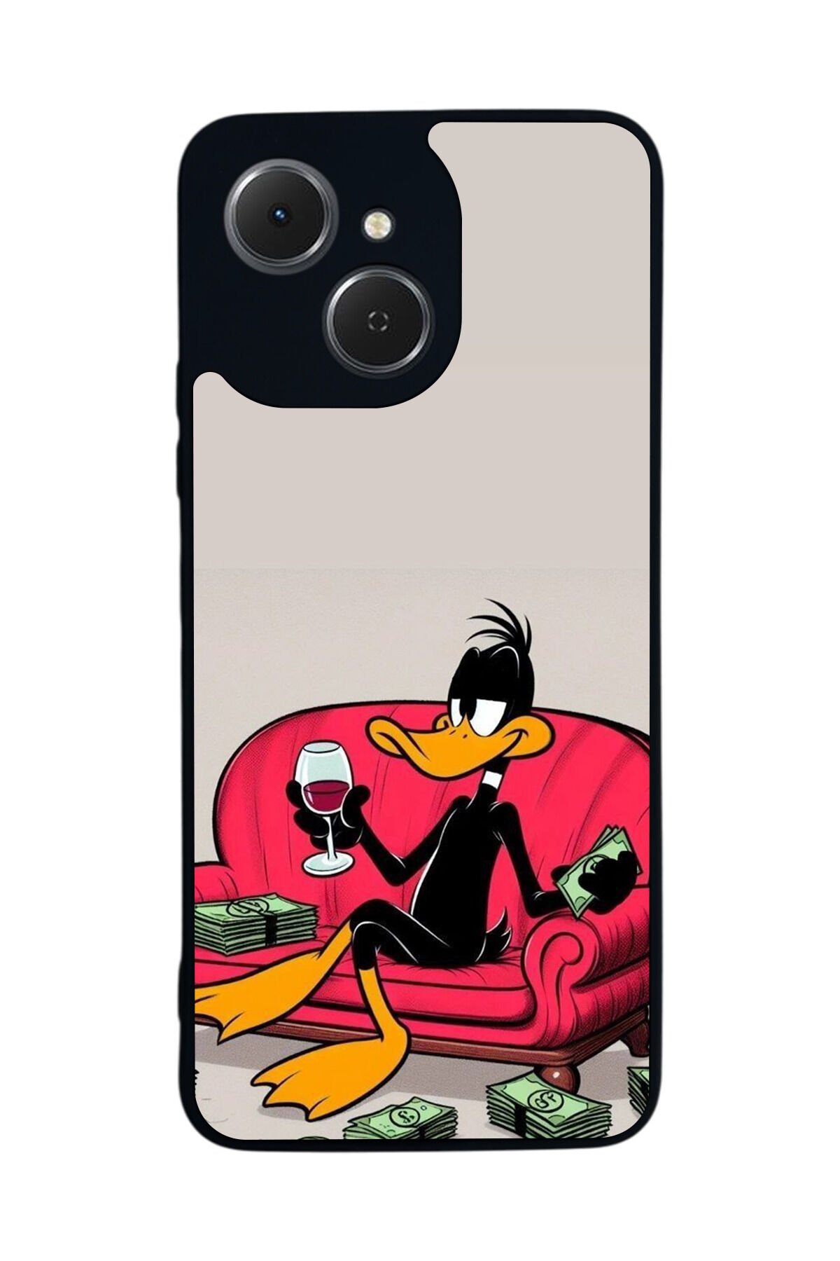 Tecno Spark 40C Uyumlu Daffy duck Tasarımlı Glossy Premium Kılıf