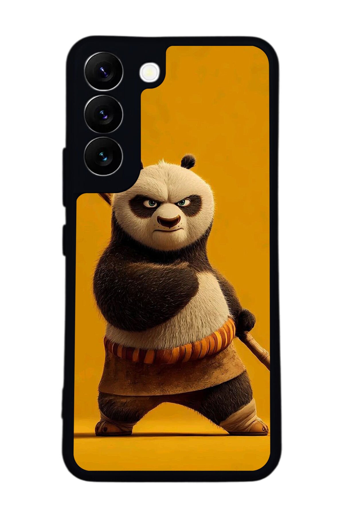 Samsung Galaxy S22 Uyumlu Kung Fu Panda Tasarımlı Glossy Premium Kılıf
