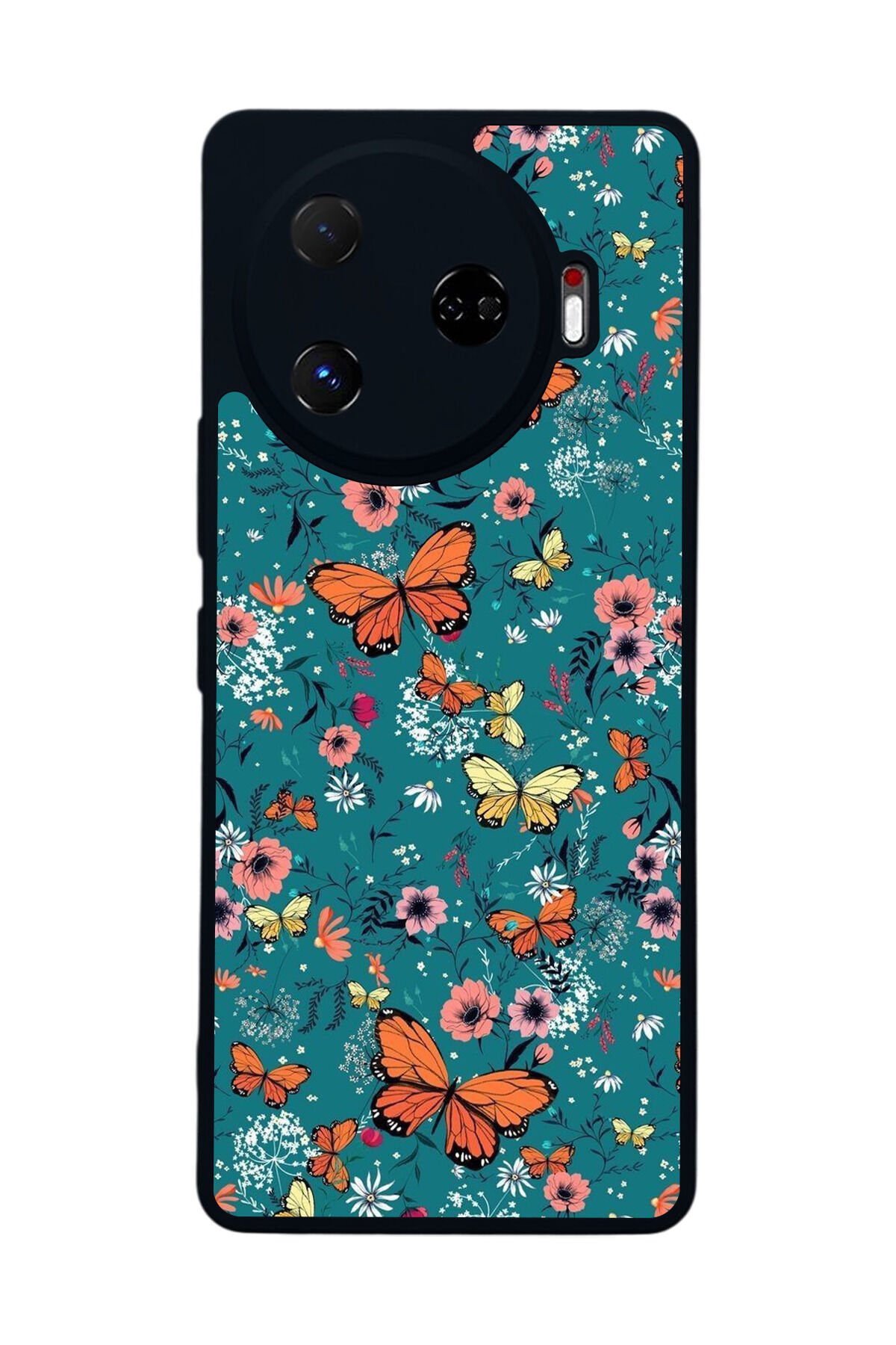 Tecno Camon 30 Pro Uyumlu Kelebek Tasarımlı Glossy Premium Kılıf