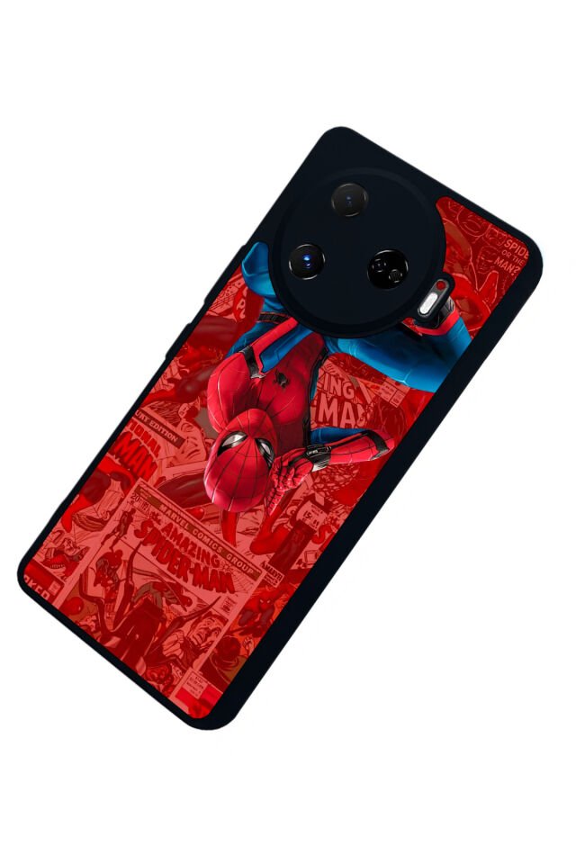 Tecno Camon 30 Pro Uyumlu Spider Man ( Örümcek Adam ) Tasarımlı Glossy Premium Kılıf