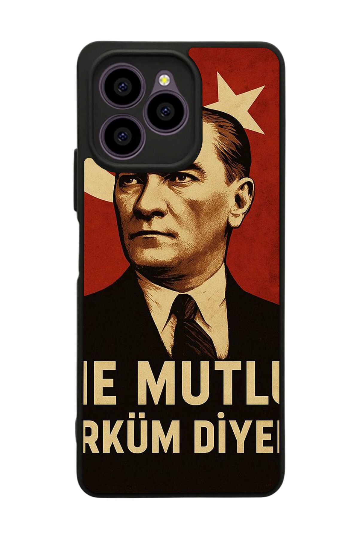 Omix X6 Uyumlu Mustafa Kemal Ataturk Tasarımlı Glossy Premium Kılıf