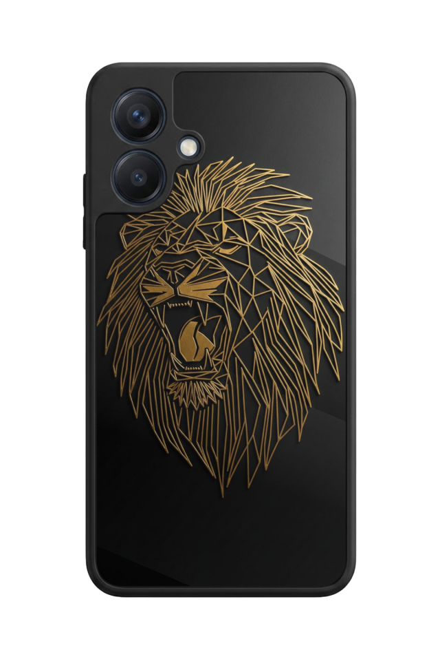 Samsung Galaxy A07 Uyumlu Aslan Tasarımlı Glossy Premium Kılıf