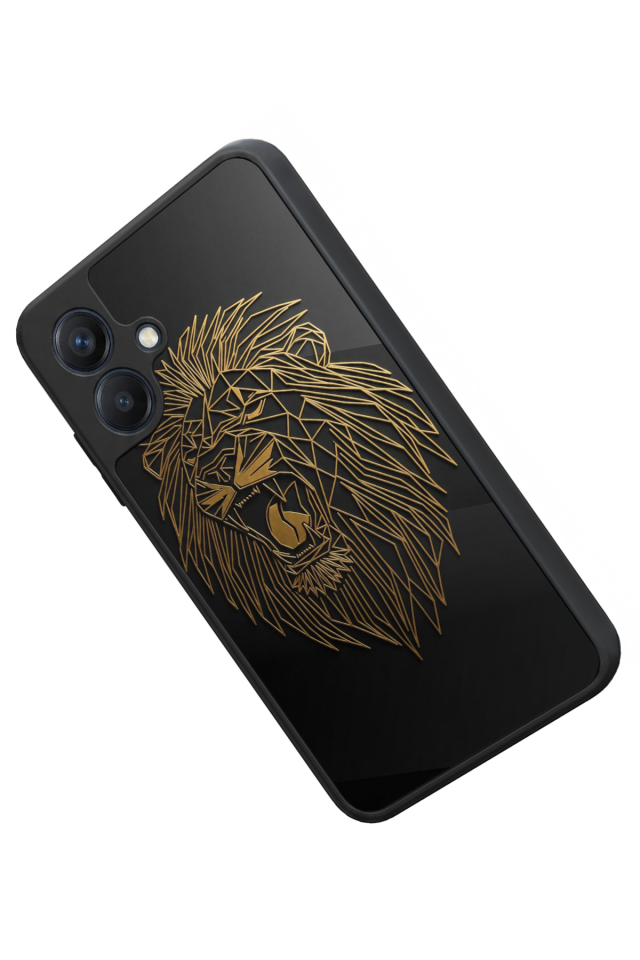 Samsung Galaxy A07 Uyumlu Aslan Tasarımlı Glossy Premium Kılıf