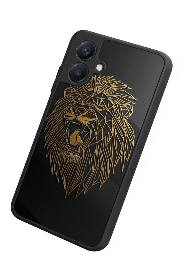 Samsung Galaxy A07 Uyumlu Aslan Tasarımlı Glossy Premium Kılıf