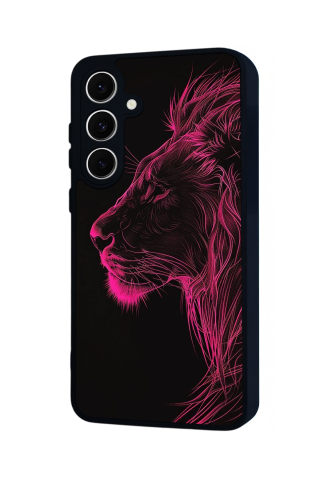 Samsung Galaxy A16 Uyumlu Aslan Tasarımlı Glossy Premium Kılıf