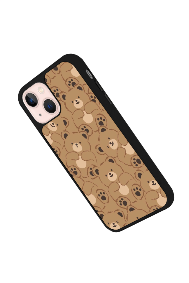 iPhone 14 Plus Uyumlu Ayı Tasarımlı Glossy Premium Kılıf