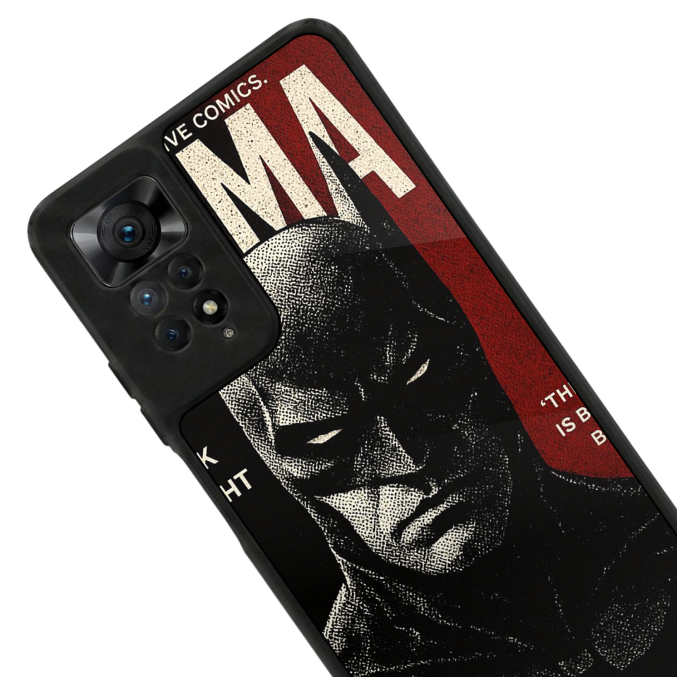 Xiaomi Redmi Note 12 Pro Uyumlu Batman Tasarımlı Glossy Premium Kılıf
