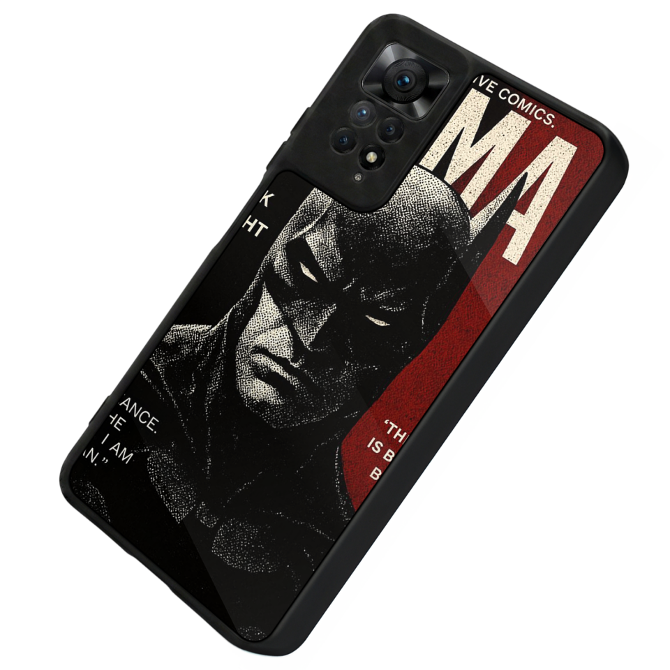 Xiaomi Redmi Note 12 Pro Uyumlu Batman Tasarımlı Glossy Premium Kılıf
