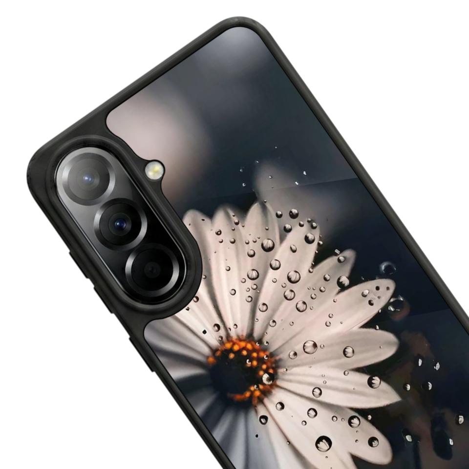 Samsung Galaxy A37 Uyumlu Cicek Tasarımlı Glossy Premium Kılıf