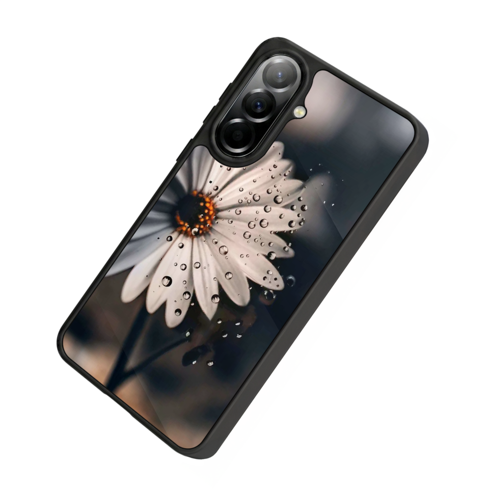 Samsung Galaxy A37 Uyumlu Cicek Tasarımlı Glossy Premium Kılıf