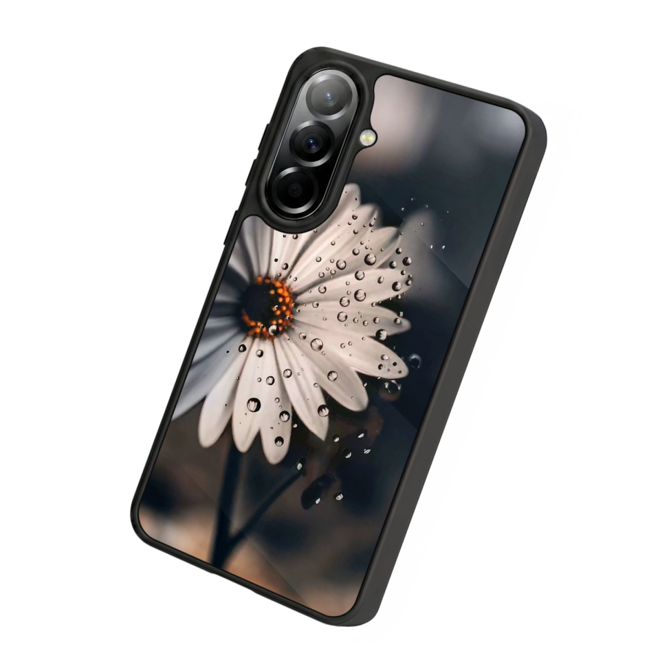 Samsung Galaxy A37 Uyumlu Cicek Tasarımlı Glossy Premium Kılıf