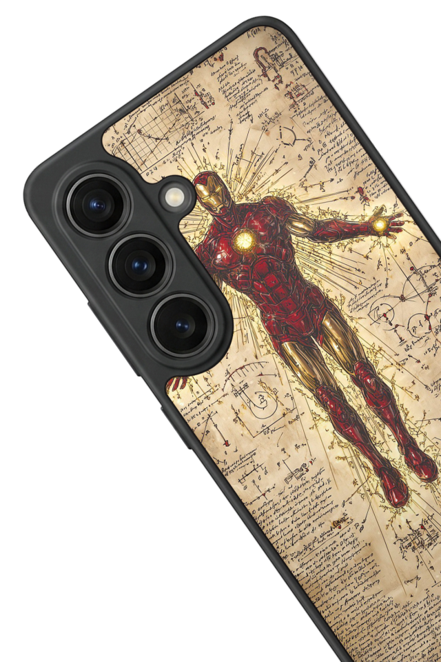 Samsung Galaxy S26 Uyumlu Iron Man ( Demir Adam ) Tasarımlı Glossy Premium Kılıf
