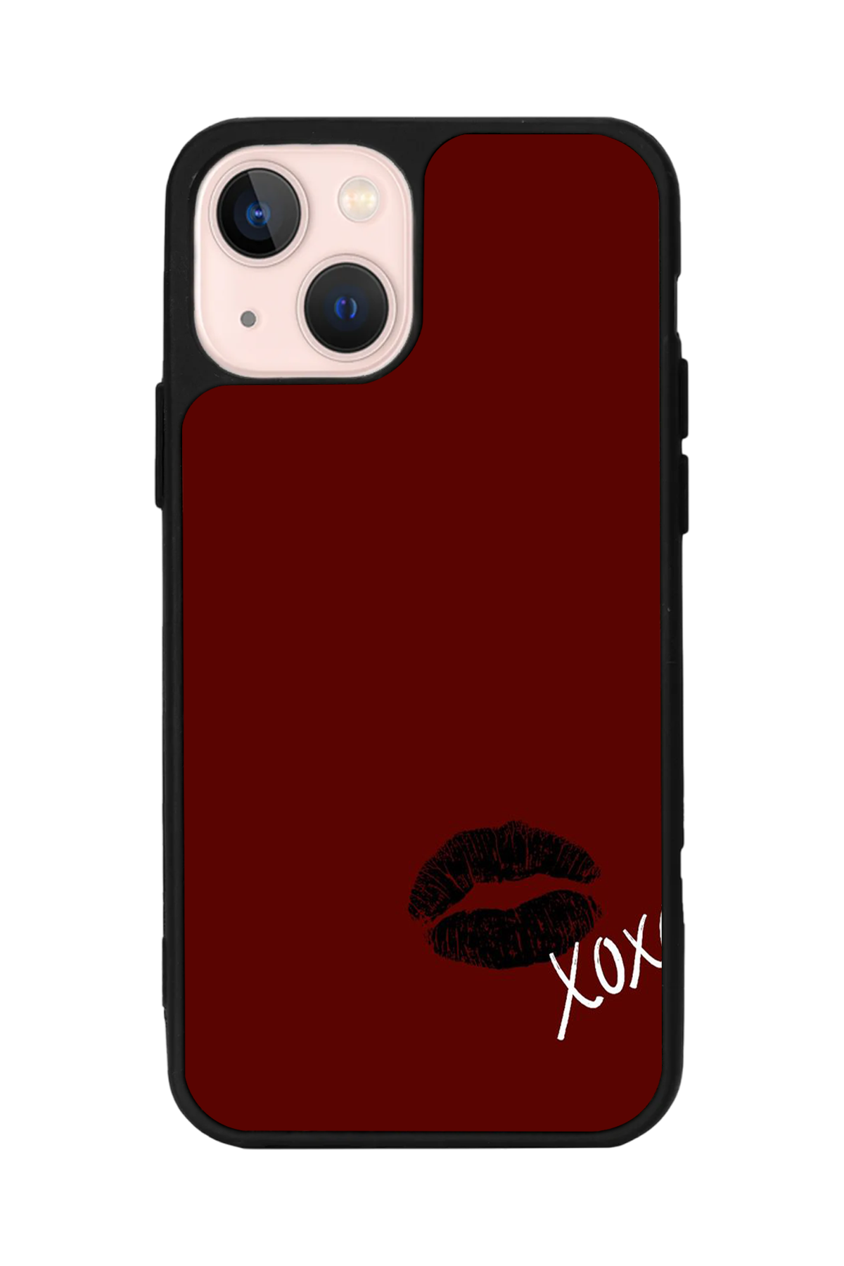 iPhone 15 Plus Uyumlu Kalp Love Tasarımlı Glossy Premium Kılıf