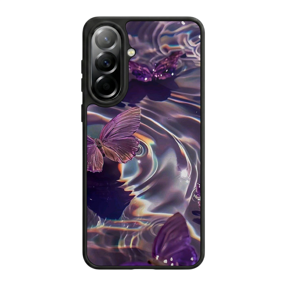 Samsung Galaxy A57 Uyumlu Kelebek Tasarımlı Glossy Premium Kılıf