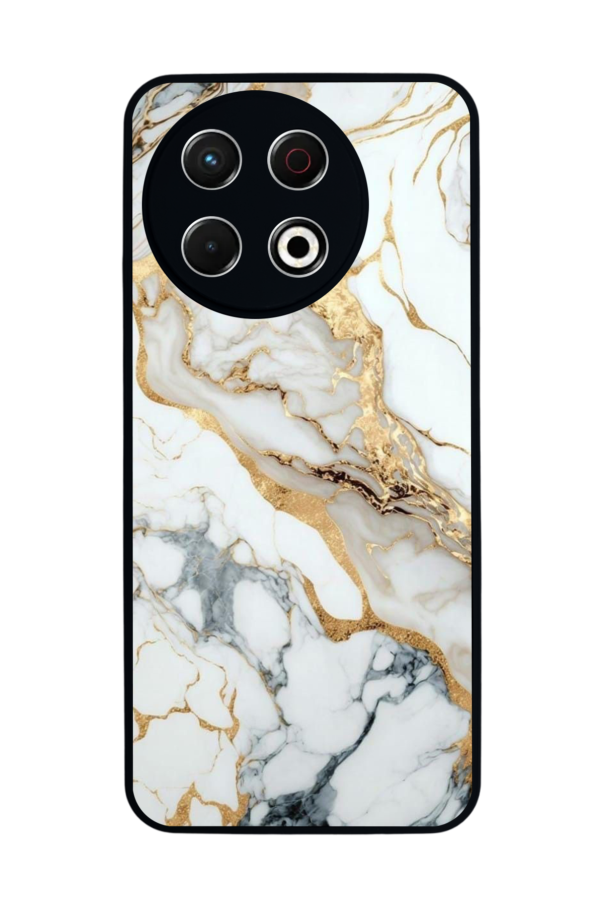 Tecno Spark 30 Pro Uyumlu Mermer Marble Tasarımlı Glossy Premium Kılıf