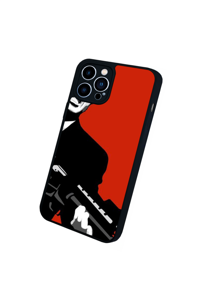 iPhone 13 Pro Max Uyumlu Scarface Tasarımlı Glossy Premium Kılıf