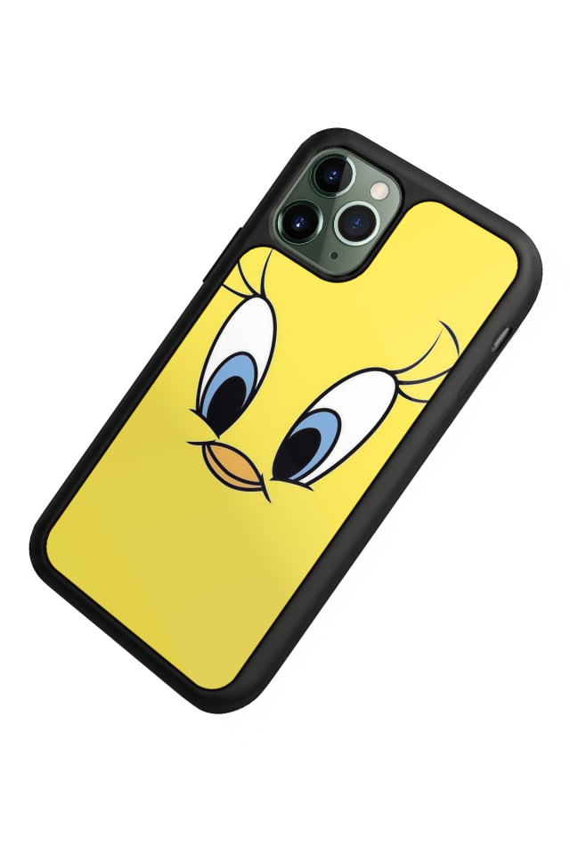 iPhone 11 Pro Uyumlu Tweety Tasarımlı Glossy Premium Kılıf