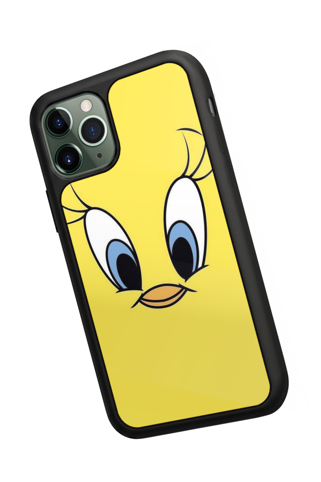 iPhone 11 Pro Uyumlu Tweety Tasarımlı Glossy Premium Kılıf
