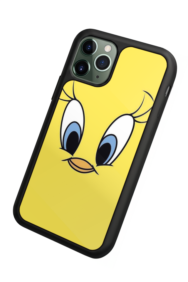 iPhone 11 Pro Uyumlu Tweety Tasarımlı Glossy Premium Kılıf
