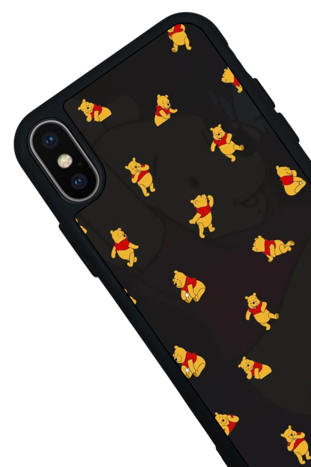 iPhone X/ XS Uyumlu Winnie Tasarımlı Glossy Premium Kılıf