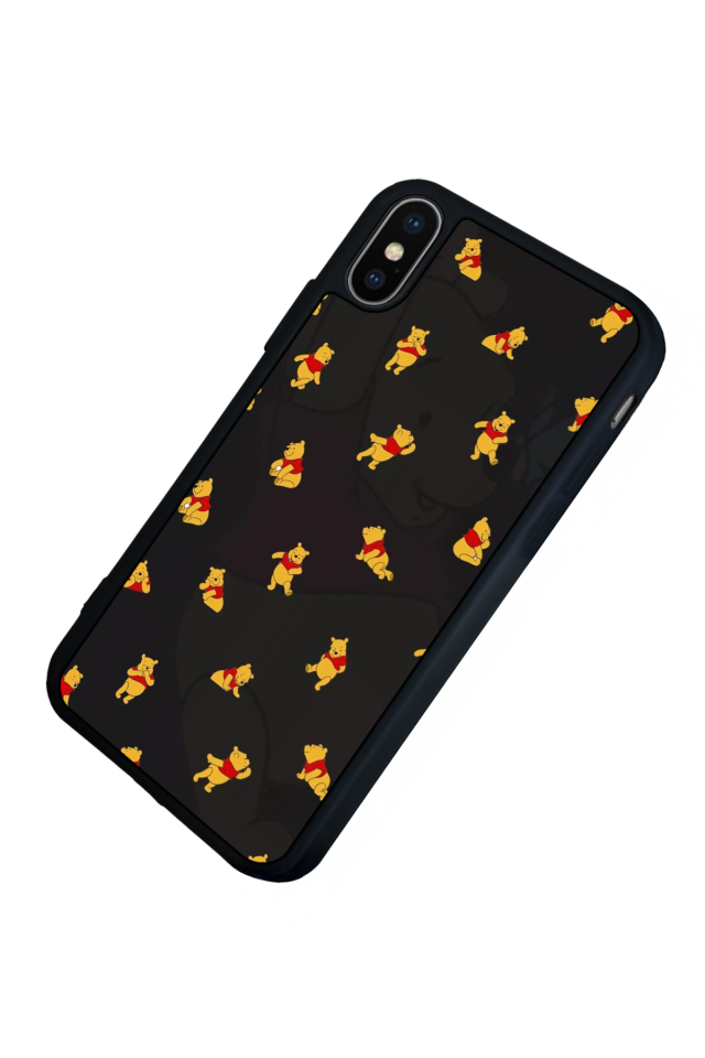 iPhone X/ XS Uyumlu Winnie Tasarımlı Glossy Premium Kılıf