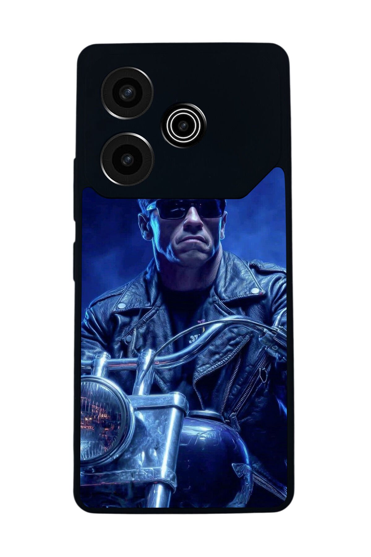 Tecno Pova 6 Uyumlu Terminator Tasarımlı Glossy Premium Kılıf