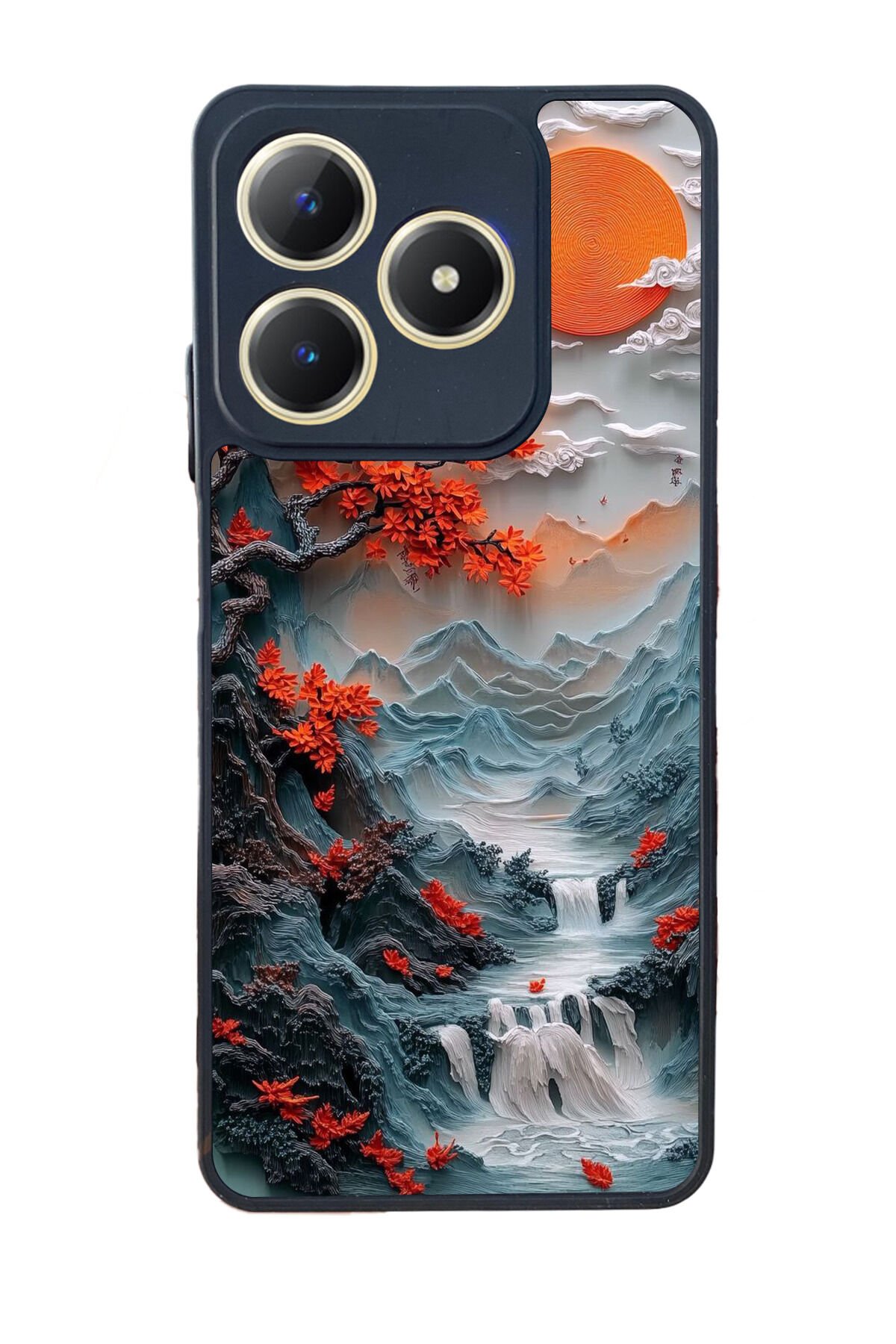 Realme C63 Mat Uyumlu Siyah Kılıf – Yumuşak Silikon, Koruyucu, Şok Emici Kapak