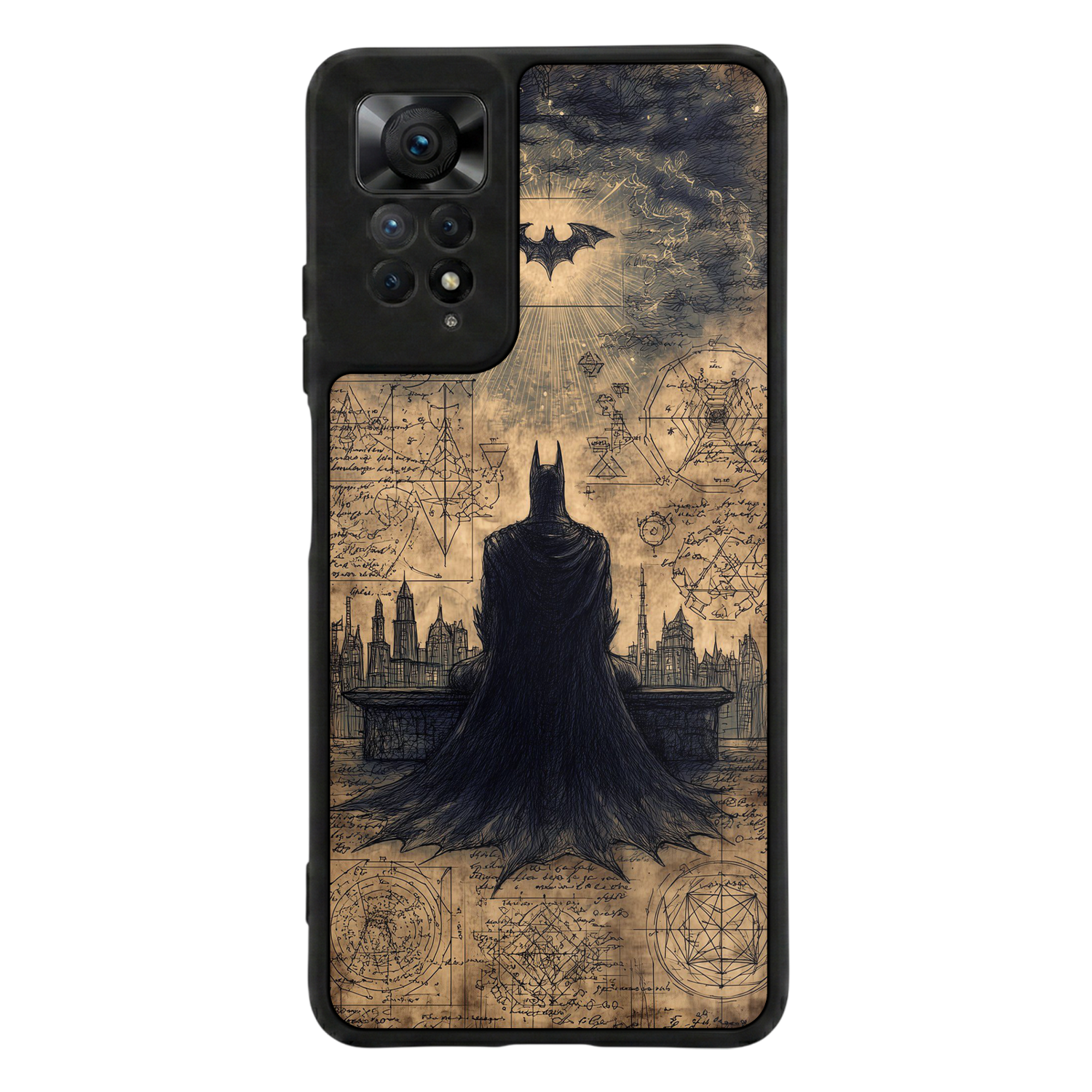 Xiaomi Redmi Note 12 Pro Uyumlu Batman Tasarımlı Glossy Premium Kılıf